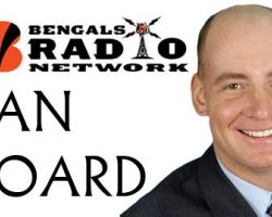 Dan Hoard, the radio play-by-play voice of the Cincinnati Bengals. Dan Hoard, the radio play-by-play voice of the Cincinnati Bengals.