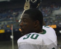 Jehuu Caulcrick with Michigan State. Jehuu Caulcrick with Michigan State.
