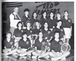 Jamestown High School tennis team, 1991.