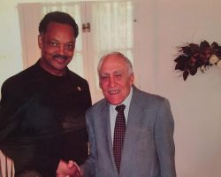 Jesse Jackson and Jim Roselle, July 15, 2004.