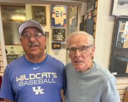 Joe Mistretta and Bill Race at the CSHOF, April 2026.