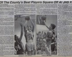 Two Of The County's Best Players Square Off At JHS Friday. <em>Post-Journal</em> (Jamestown), February 17, 1994. Two Of The County's Best Players Square Off At JHS Friday. February 17, 1994.
