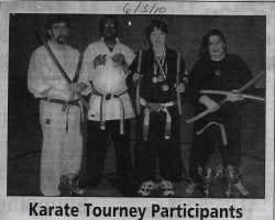 Karate Tourney Participants. June 3, 2010.