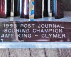<em>Post-Journal</em> Scoring Champion (basketball), 1995.