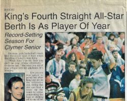 King's Fourth Straight All-Star Berth Is As Player Of Year. 1995