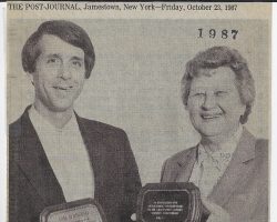D'Angelo And Kye Inducted Into Umpires Hall Of Fame. October 23, 1987.