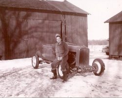 Marmon with a Model A body was raced by Bill Rexford at Pennyroyal Speedway in Leon, NY in 1949