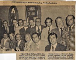 The Annual Installation. <em>Observer</em> (Dunkirk), June 11, 1974. The Annual Installation. June 11, 1974.