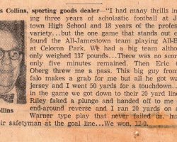 The Sport Highlight I Remember. 1959
