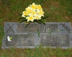Lyle Parkhurst's gravesite.
