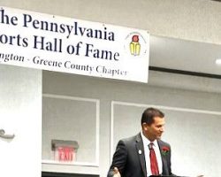 Michael Sirianni was inducted into the Pennsylvania Sports Hall of Fame/Washington-Greene County Chapter on June 9, 2024.