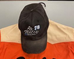 Rod Maloy hat and firesuit.