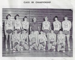 Maple Grove basketball team, 1972.