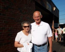 Inductee Ken Martin and Gloria.