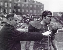 Bob Palcic at Cardinal Midszenty High School, 1966.