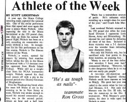 Athlete of the Week. December 7, 1989.