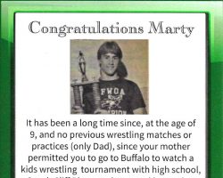 Nichols family ad from National Wrestling Hall of Fame induction program. September 21, 2025.