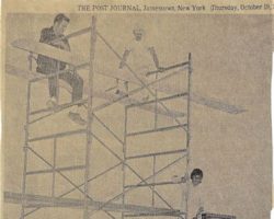 Trojan Boosters At Work. <em>Post-Journal</em> (Jamestown), October 19, 1972. Trojan Boosters At Work. October 19, 1972.