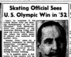 Skating Official Sees U.S. Olympic Win in '52. November 3, 1948.