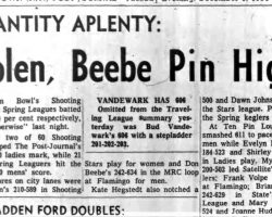 Golen, Beebe Pin Highs. December 8, 1964.