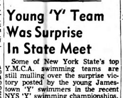 Young 'Y' Team Was Surprise In State Meet.  May 17, 1954.