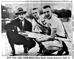 Clymer's Phil Gravink Stroke on Veteran Cornell Rowing Team. <em>Post-Journal</em> (Jamestown), May 3, 1957. Clymer's Phil Gravink Stroke on Veteran Cornell Rowing Team. May 3, 1957.