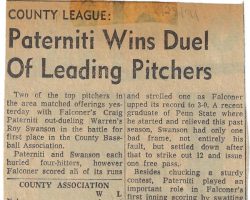 Paterniti Wins Duel Of Leading Pitchers. June 28, 1971.