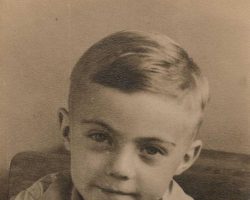 Paul Cooley as child.