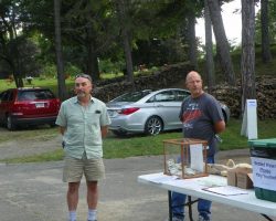 Sam Genco and Hugh Golden, cemetery officials.
