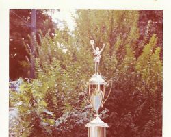Sammy LaMancuso's 100 lap Grand Championship Trophy Stateline, September 9, 1961. Sammy LaMancuso's 100 lap Grand Championship Trophy Stateline, September 9, 1961.