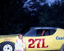 Sammy LaMancuso and his Dodge Charger. 1972. Sammy LaMancuso and his Dodge Charger. 1972.