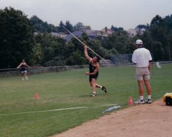 Michael Sayers - javelin throw.
