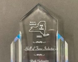 WNY Softball Hall of Fame award. October 15, 2022.