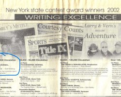 AP Writing Excellence awards, 2002-2003. AP Writing Excellence awards, 2002-2003.
