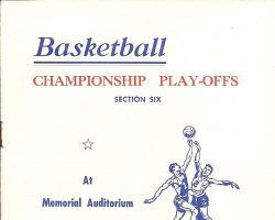 1958 Section 6 program cover