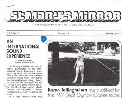 <em>St. Mary's Mirror</em> Winter 1976-77.