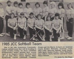 1985 JCC Softball Team. 1985.