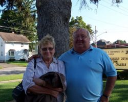 Torie and Bruce Swanson, parents of inductee Craig Swanson.