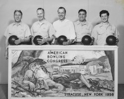 Syracuse 1958, Harry Rissel third, and Morris Mistretta fourth from left. Syracuse 1958, Rissel 3rd, Mistretta 4th from left