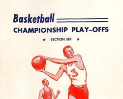 Section 6 High School Basketball Play-offs program. March 21, 1953. Section 6 High School Basketball Play-offs program. March 21, 1953.
