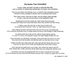 The Senior Tour Committee by Art Asquith.