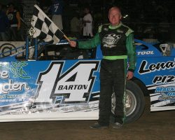 Dick Barton tied Bob Schnars for 79 wins at Stateline on August 30, 2014.
