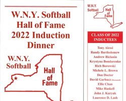 WNY Softball Hall of Fame. October 15, 2022.