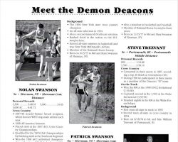Wake Forest Meet the Demon Deacons, 1998-99.