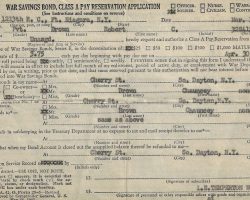War Bond Purchase, 1943. War Bond Purchase, 1943.