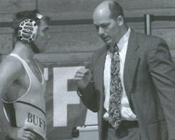 James Beichner, right, coaching at UB.