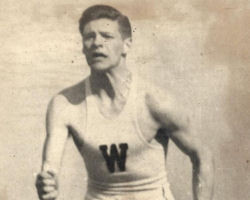 Ben Bishop at Wooster College (circa 1935-37).