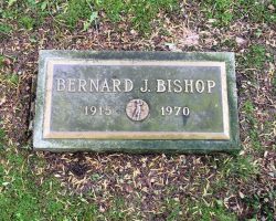 Burial marker of Ben Bishop.