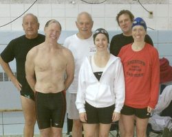 Jamestown YMCA Masters swim team.