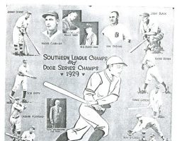 1929 Birmingham Barons minor league team.